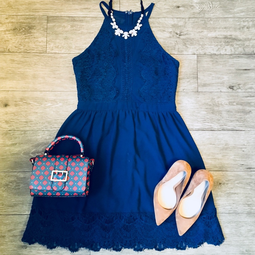 👗HALTER A-LINE DRESS 👗